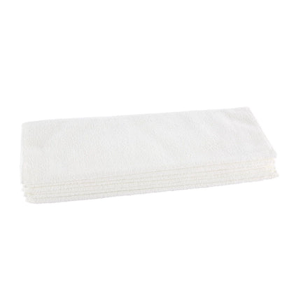 White microfiber cloths 6-pack, 16x16