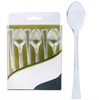 Mini Clear Utensil Box – Includes 48 mini spoons or forks. Perfect for serving appetizers or desserts. Durable, lightweight, reusable, or disposable for any occasion.