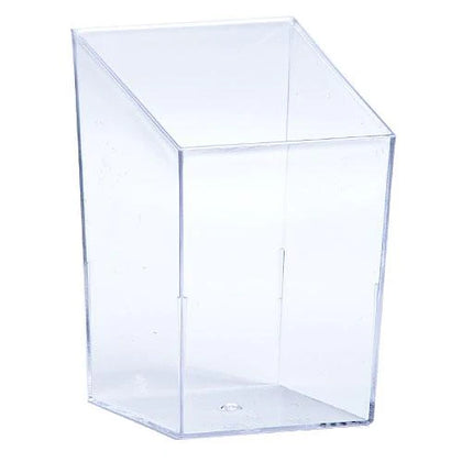 Mini Square Tower – Ideal for serving appetizers, desserts, or party treats. Durable, clear plastic design perfect for weddings, cocktail parties, and upscale events.