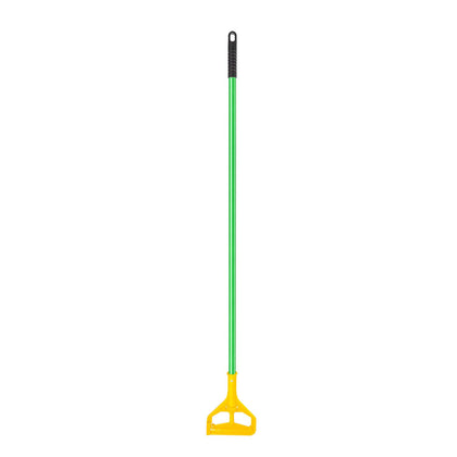 57-inch poly thumbwheel mop handle with side-gate, packed by 6 each per case. Durable, lightweight, rust-resistant frame with easy mop head changes—ideal for commercial and industrial cleaning.