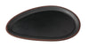 Yanco Oval Plate NA-212BK Crafted from high-quality melamine, this plate is both durable and lightweight. Its oval shape and break-resistant design make it ideal for frequent use in commercial dining settings. Designed to be dishwasher safe, this plate ensures quick and efficient cleaning, which is essential for high-turnover environments. The black color with a speckled finish and brown rim adds a touch of sophistication, enhancing the presentation of any dish. 