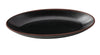 Yanco Deep Oval Plate NA-310BK Crafted from high-quality melamine, this plate is both durable and lightweight. Its oval shape and break-resistant design make it ideal for frequent use in commercial dining settings. Designed to be dishwasher safe, this plate ensures quick and efficient cleaning, which is essential for high-turnover environments. The black color with a speckled finish and brown rim adds a touch of sophistication, enhancing the presentation of any dish. 