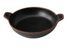 Yanco Bowl NA-509BK Crafted from melamine, this bowl offers a 24-ounce capacity, making it suitable for a variety of dishes. It is both break-resistant and dishwasher safe, catering to the needs of high-use environments while ensuring easy maintenance. With its round shape and elegant black color accented by a brown rim, this bowl adds a touch of style to any dining setup. 