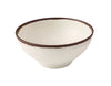 Yanco Cereal Bowl NA-605 Constructed from melamine, this bowl combines durability with practicality, ideal for daily use in hotels, restaurants, and cafes. The bowl’s break-resistant design ensures it withstands the demands of a high-traffic environment. Featuring a classic round shape with an ivory speckled finish and a brown rim, this bowl adds a touch of elegance to any table setting.