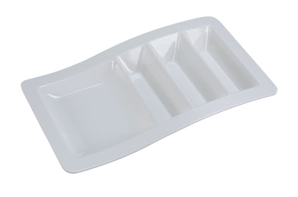Yanco Stackable Taco Plate NC-1765 features three rectangular compartments and one square compartment, perfect for serving your favorite tacos and sides. Crafted from high-quality melamine, this plate is both durable and dishwasher safe, making it ideal for busy restaurants and home kitchens alike.