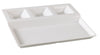 Yanco 4-Divided Compartment NC-2520 Made from durable melamine, ideal for serving a variety of foods. The classic white color enhances its clean, modern look, while the sturdy melamine construction ensures long-lasting use, resistant to chipping, staining, or scratching. Perfect for both casual and formal settings, this tray is a convenient solution for efficient food presentation and organization.