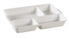 Yanco 4-Divided Deep Compartment NC-4420 Made from durable melamine, this plate is sturdy, resistant to chips, stains, and scratches, and is easy to clean. The sleek white finish adds a clean and professional look, ideal for both casual and formal settings. Perfect for restaurants, buffets, or home use.