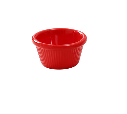 Yanco Fluted Ramekin NC-509RD is a great way to add a touch of elegance to your dining table. This can be used for a variety of dishes like desserts and appetizers. This product has a two-ounce capacity, perfect for creating eye-catching dishes.