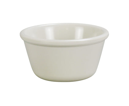 Yanco Smooth Ramekin NC-535B is the perfect addition to any kitchen or restaurant. Crafted with extra heavy-duty melamine material, this round, smooth ramekin is designed to withstand the rigors of daily use. Measuring 2-1/2