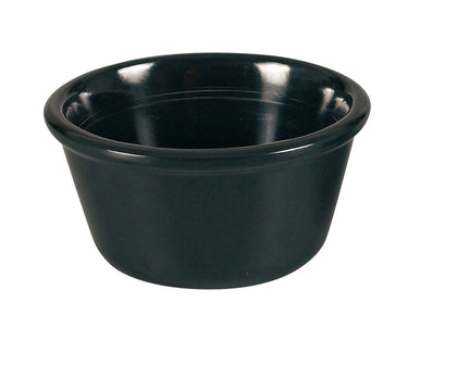 Yanco Smooth Ramekin Cup NC-535BK the perfect addition to your culinary arsenal. This round, smooth ramekin is designed to hold 1-1/2 ounces of your favorite sauces, dips, or condiments. Crafted from extra heavy-duty melamine, this ramekin is built to withstand the rigors of a busy kitchen. With a diameter of 2-1/2