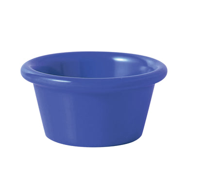 Yanco Smooth Ramekin NC-536BU is an affordable and reliable addition to your tableware collection. These blue ramekin dishes are made from high-quality melamine material, that makes its dinnerware look like ceramics. These Milestone collection ramekins are commonly used for preparing and serving individual portions of a variety of dishes like creme brulee, cheese or egg dishes, macaroni and cheese, french onion soup and other food. 