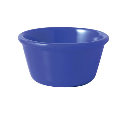 Yanco Smooth Ramekin NC-538BU is an affordable and reliable addition to your tableware collection. These blue ramekin dishes are made from high-quality melamine material, that makes its dinnerware look like ceramics. These Milestone collection ramekins are commonly used for preparing and serving individual portions of a variety of dishes like creme brulee, cheese or egg dishes, macaroni and cheese, french onion soup and other food.
