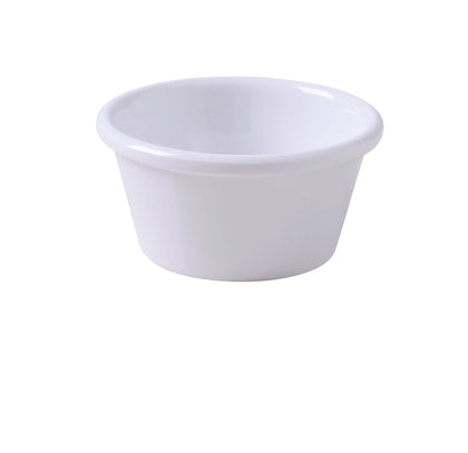 Yanco Smooth Ramekin NC-539 the perfect addition to your kitchenware collection. This 6 oz. ramekin features a round, smooth design and a sturdy, extra heavy-duty construction made from high-quality melamine. Its sleek white color complements any table setting and is sure to impress your guests. Not only is this ramekin stylish and durable, but it is also practical. It is dishwasher safe, making cleanup a breeze and saving you time and energy.