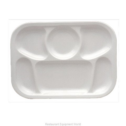 Yanco Compartment Tray NC-803W Crafted from extra heavy-duty melamine, this tray is built to withstand the rigors of daily use. It is dishwasher safe, making it easy to clean and maintain, and its white color adds a touch of sophistication to any setting.