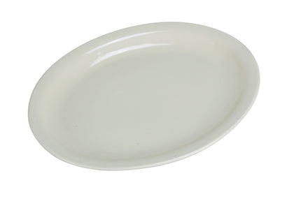 EcoQuality Platter NR-41 is a stylish and practical choice for serving a variety of dishes, from vegetables and cold cuts to fresh greens and appetizers. Made from high-quality porcelain with a sleek glaze finish, this platter is designed to withstand the demands of busy dining establishments. Part of the elegant Normandy collection, its classic American white color and narrow rim design make it a perfect match for upscale restaurants, catering events, and fine-dining settings. 