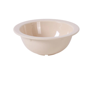 Yanco Grapefruit Bowl NS-305T It is made from durable and reliable melamine material, which makes the bowl look like ceramics. You can use these unique heavy-weight round bowls to serve such dishes like fruits, ice cream or other desserts. Thanks to the elegant Nessico collection style, the bowl will perfectly fit any food-serving establishment design. 