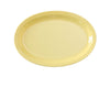 Yanco Oval Platter NS-515Y Performed in stylish yellow color, it can be used for serving turkey, vegetables, cold cuts or Asian appetizers. Manufactured from durable and reliable melamine, this dinnerware is popular for being unbreakable and affordable at the same time. Thanks to the stylish Nessico collection, these platters will perfectly fit any establishment design. They will always look nice in your cafe, restaurant or catering events.