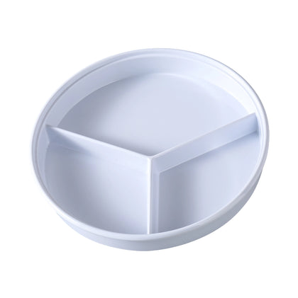 Yanco Deep Divided Server With Lid NS-608-1W is a perfect solution for your food-serving establishment. It can be used for serving fresh-baked tortillas, pies or other appetizers. Manufactured from durable and reliable melamine, this dinnerware is popular for being unbreakable and affordable at the same time. All items in the Nessico collection have a great appearance. Made in rich red color, this server will perfectly fit any establishment.