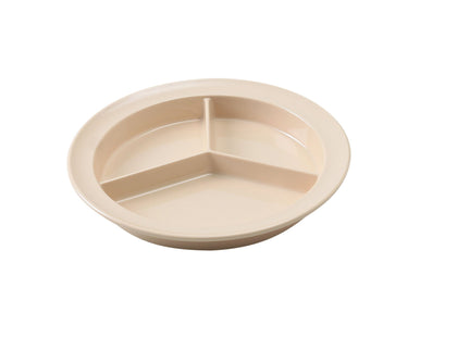 Yanco Deep 3-Compartment Plate NS-701T It is made from durable and reliable melamine material, which makes the plate look like ceramics. You can use this stylish plate to serve any dish you want. For example, you can use it for serving salads, side dishes, sushi or hot meals. The Nessico collection has an elegant and stylish design. Performed in beige color, it will perfectly fit any restaurant environment.