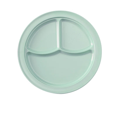 Yanco 3-Compartment Plate NS-703G It is made from durable and reliable melamine material, which makes the plate look like ceramics. You can use this stylish plate to serve any dish you want. For example, you can use it for serving salads, side dishes, sushi or hot meals. The Nessico collection has an elegant and stylish design. Performed in green color, it will perfectly fit any restaurant environment.