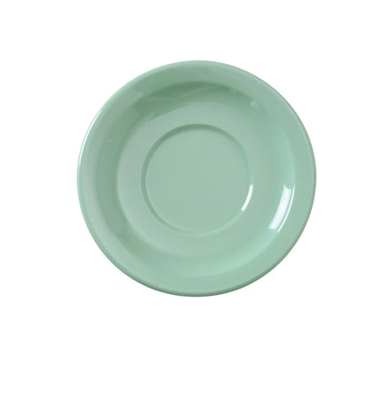 Yanco Saucer NS-9012G Nessico Melamine Green is a perfect match to Nessico melamine cups that will make your table setting complete and more sophisticated. Thanks to the durable melamine material that has an unbreakable structure, this saucer is a reliable option for your food-serving establishment. It can be used in restaurants and catered events, outdoor dining areas, diners and cafes, and even hotels and poolside parties. It can be easily cleaned in a washing machine. 