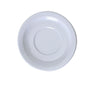Yanco Saucer NS-9012W is a perfect match to Coupe melamine cups that will make your table setting complete and more sophisticated. Thanks to the durable melamine material that has an unbreakable structure, this saucer is a reliable option for your food-serving establishment. It can be used in restaurants and catered events, outdoor dining areas, diners and cafes, and even hotels and poolside parties.