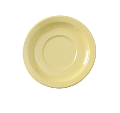 Yanco Saucer NS-9012Y Nessico Melamine Yellow is a perfect match to Nessico melamine cups that will make your table setting complete and more sophisticated. Thanks to the durable melamine material that has an unbreakable structure, this saucer is a reliable option for your food-serving establishment. It can be used in restaurants and catered events, outdoor dining areas, diners and cafes, and even hotels and poolside parties. Each saucer can be easily cleaned in a washing machine. 