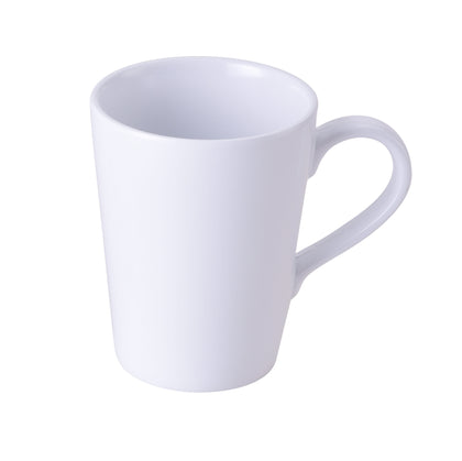 Yanco Mug NS-9112W Made from the long-lasting and high-quality melamine material these mugs look like ceramics. You can serve any cold or hot drinks in these cups - coffee, tea, cocoa, etc. These white mugs will perfectly fit any establishment design. Thanks to the appearance, they will always look stylish in your cafeteria, restaurant or catering events. The popular volume and sizes of the mug allow you to easily serve the right amount of drink. 