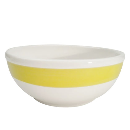 Nappie Yellow 15oz bowl – Durable serving bowl with a bright yellow finish, ideal for soups, salads, and sides. Dishwasher-safe, versatile, and perfect for home or restaurant use.