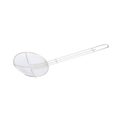 Nickel plated round mesh skimmer with 6-1/2