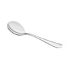 Noble Bouillon Spoon 18/8 Extra Heavyweight, 6 1/4 inch, mirror-polished, rust-resistant, deep bowl, ergonomic handle, case of 25 dozen for restaurants, hotels, catering services, and fine dining