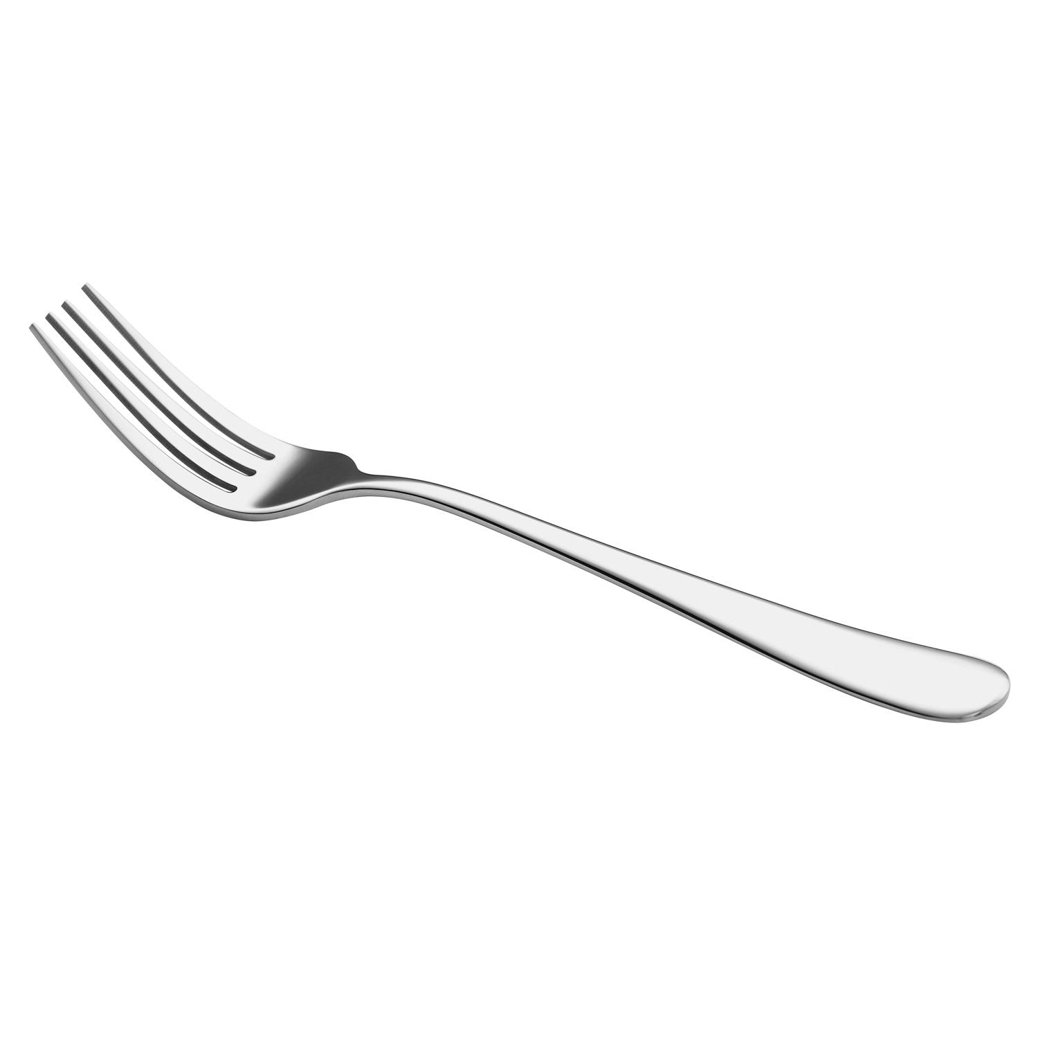 Noble Table Fork 18/8 Extra Heavyweight, 8 3/8 inch, mirror-polished, rust-resistant, long handle with sharp tines, case of 25 dozen for restaurants, hotels, banquets, and foodservice establishments