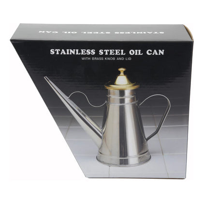 OC-24, 24oz Brass Cover Oil Can, EA