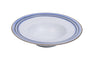 Yanco Dessert/Soup Plate OC-709 is a stylish and versatile addition to any dining collection. Made from high-quality porcelain with a smooth glazed finish, this round plate showcases a beautiful white base with a blue Ocean Collection design, adding a touch of elegance to your table setting. With a 9-ounce capacity and a 9-inch diameter, it is ideal for serving desserts, soups, or appetizers. 