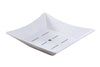 Yanco Rectangular Seafood Bowl OK-2550 6/Pcs It is made from durable and reliable melamine material, which makes the bowl look like ceramics. You can use these unique rectangular bowls to serve such dishes like seafood, rice, soups, salads or side dishes. Thanks to the elegant Osaka collection style, the bowl will perfectly fit any food-serving establishment design. 