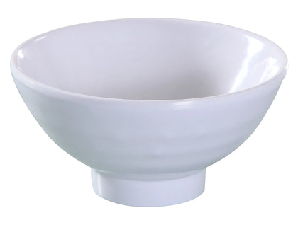 Yanco Rice Bowl OK-5705 It is made from durable and reliable melamine material, which makes the bowl look like ceramics. You can use these unique round bowls to serve such dishes like rice, soups, salads or side dishes. Thanks to the elegant Osaka collection style, the bowl will perfectly fit any food-serving establishment design. Performed in Chinese style, such melamine tableware is an ideal solution for those who choose high-quality, durable and affordable dinnerware for their place.