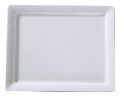 Yanco Rectangular Plate OK-7012 It is made from durable and reliable melamine material, which makes the plate look like ceramics. You can use this stylish plate to serve any dish you want. For example, you can use it for serving sushi, salads, side dishes, or other Asian cuisine appetizers. The Osaka collection has an elegant and stylish design. Performed in white color, it will perfectly fit any restaurant environment. 