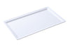 Yanco Rectangular Display Plate OK-7018 6/Pcs It is made from durable and reliable melamine material, which makes the plate look like ceramics. You can use this stylish plate to serve any dish you want. For example, you can use it for serving sushi, salads, side dishes, or other Asian cuisine appetizers. The Osaka collection has an elegant and stylish design. Performed in white color, it will perfectly fit any restaurant environment. 