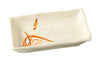 Yanco Rectangular Plate OR-2406 It is made from durable and reliable melamine material, which makes the plate look like ceramics. You can use this stylish plate to serve any dish you want. For example, you can use it for serving sushi, salads, side dishes, or other meals. The Orchis collection has an elegant and stylish design. Performed in gold color, it will perfectly fit any restaurant environment. 