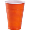 12oz disposable plastic cups in red, white, blue, black, gold, silver, yellow, orange, pink, light blue, and hot pink. Durable for hot or cold drinks, perfect for events with easy cleanup and vibrant style.

