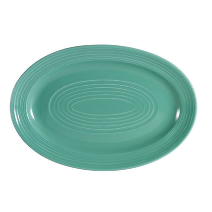 Oval Platter Green 10 5/8