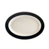 Oval Platter R.E. Black 9 3/8