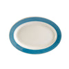Oval Platter R.E. Blue 9 3/8