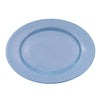 Oval Platter R.E. Light Blue 15