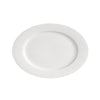 Oval platter 13 1/8-inch, elegant serving plate, durable chip-resistant dish, scratch-resistant oval plate, restaurant-quality serving platter, large white dinnerware plate, catering platter