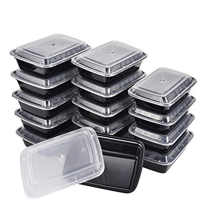 These 1 Compartment Meal Prep Containers are the perfect solution for storing single-portion meals, leftovers, or takeout. Each set includes 12 durable trays with tight-fitting lids to preserve freshness and prevent leaks. Microwave, freezer, and dishwasher safe, these containers are ideal for daily meal prepping and food storage.