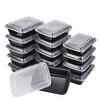 These 1 Compartment Meal Prep Containers are the perfect solution for storing single-portion meals, leftovers, or takeout. Each set includes 12 durable trays with tight-fitting lids to preserve freshness and prevent leaks. Microwave, freezer, and dishwasher safe, these containers are ideal for daily meal prepping and food storage.