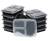 These 3 Compartment Meal Prep Containers are perfect for portion control, meal prepping, and storing leftovers. Each tray includes a secure-fitting lid to keep food fresh and separated. With a total of 12 reusable sets, they’re ideal for home, office, or on-the-go meals. Microwave, freezer, and dishwasher safe for convenience.