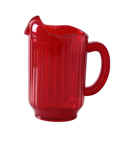 Yanco 3 Spout Pitcher PC-060R 12/Pcs is a durable and efficient choice for high-volume beverage service. Made from high-quality plastic, this 60 oz pitcher is built for long-lasting use while remaining lightweight and easy to handle. Its bold red color ensures high visibility, making it a standout piece in any setting. 