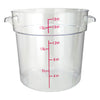 PCRC-1 To 8, 1-22qt Clear, PC, Round Storage Container, EA